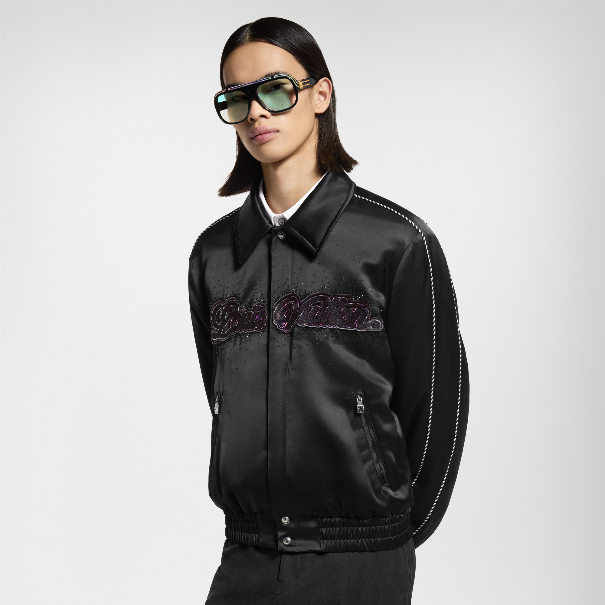 Embellished Souvenir Blouson  in Men's Ready-to-Wear Outerwear and Coats collections by Louis Vuitton (Product zoom)